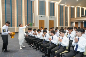 คณะครุศาสตร์ จัดพิธีฝากตัวเป็นศิษย์ รับขวัญนักศึกษาสายครู มรภ.เทพสตรี และปฐมนิเทศ นศ. คณะครุศาสตร์