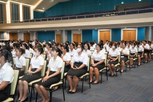 คณะครุศาสตร์ จัดพิธีฝากตัวเป็นศิษย์ รับขวัญนักศึกษาสายครู มรภ.เทพสตรี และปฐมนิเทศ นศ. คณะครุศาสตร์
