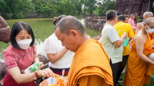 อธิการบดี มรภ.เทพสตรี นำ คกก.อำนวยการ และบุคลากร ร่วมพิธีเปิดโครงการ 1 อำเภอ 1 ลานสร้างสรรค์ จ.ลพบุรี ประจำปีงบประมาณ พ.ศ. 2568 