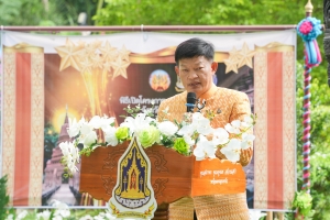 อธิการบดี มรภ.เทพสตรี นำ คกก.อำนวยการ และบุคลากร ร่วมพิธีเปิดโครงการ 1 อำเภอ 1 ลานสร้างสรรค์ จ.ลพบุรี ประจำปีงบประมาณ พ.ศ. 2568 