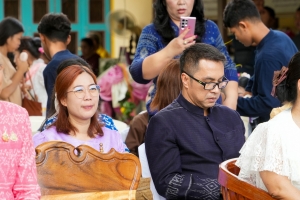 อธิการบดี มรภ.เทพสตรี นำ คกก.อำนวยการ และบุคลากร ร่วมพิธีเปิดโครงการ 1 อำเภอ 1 ลานสร้างสรรค์ จ.ลพบุรี ประจำปีงบประมาณ พ.ศ. 2568 