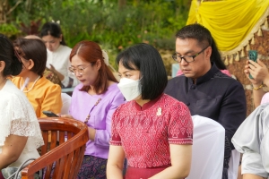 อธิการบดี มรภ.เทพสตรี นำ คกก.อำนวยการ และบุคลากร ร่วมพิธีเปิดโครงการ 1 อำเภอ 1 ลานสร้างสรรค์ จ.ลพบุรี ประจำปีงบประมาณ พ.ศ. 2568 