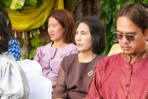 อธิการบดี มรภ.เทพสตรี นำ คกก.อำนวยการ และบุคลากร ร่วมพิธีเปิดโครงการ 1 อำเภอ 1 ลานสร้างสรรค์ จ.ลพบุรี ประจำปีงบประมาณ พ.ศ. 2568 