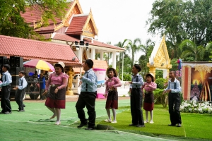 อธิการบดี มรภ.เทพสตรี นำ คกก.อำนวยการ และบุคลากร ร่วมพิธีเปิดโครงการ 1 อำเภอ 1 ลานสร้างสรรค์ จ.ลพบุรี ประจำปีงบประมาณ พ.ศ. 2568 