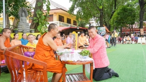 อธิการบดี มรภ.เทพสตรี นำ คกก.อำนวยการ และบุคลากร ร่วมพิธีเปิดโครงการ 1 อำเภอ 1 ลานสร้างสรรค์ จ.ลพบุรี ประจำปีงบประมาณ พ.ศ. 2568 