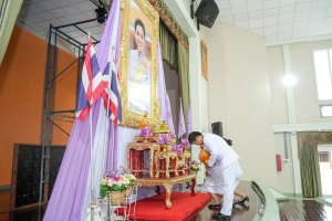 อธิการบดี มรภ.เทพสตรี นำคณะผู้บริหาร คณาจารย์ บุคลากร และนักศึกษา ร่วมพิธีถวายพระพรชัยมงคล เนื่องในโอกาสวันเฉลิมพระชนมพรรษา สมเด็จพระนางเจ้าฯ พระบรมราชินี
