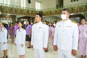 อธิการบดี มรภ.เทพสตรี นำคณะผู้บริหาร คณาจารย์ บุคลากร และนักศึกษา ร่วมพิธีถวายพระพรชัยมงคล เนื่องในโอกาสวันเฉลิมพระชนมพรรษา สมเด็จพระนางเจ้าฯ พระบรมราชินี