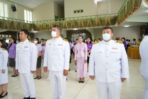 อธิการบดี มรภ.เทพสตรี นำคณะผู้บริหาร คณาจารย์ บุคลากร และนักศึกษา ร่วมพิธีถวายพระพรชัยมงคล เนื่องในโอกาสวันเฉลิมพระชนมพรรษา สมเด็จพระนางเจ้าฯ พระบรมราชินี