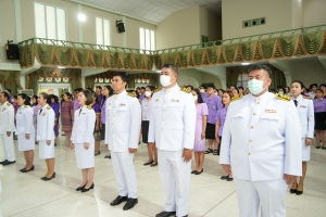 อธิการบดี มรภ.เทพสตรี นำคณะผู้บริหาร คณาจารย์ บุคลากร และนักศึกษา ร่วมพิธีถวายพระพรชัยมงคล เนื่องในโอกาสวันเฉลิมพระชนมพรรษา สมเด็จพระนางเจ้าฯ พระบรมราชินี