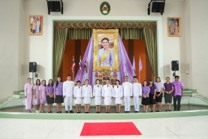 อธิการบดี มรภ.เทพสตรี นำคณะผู้บริหาร คณาจารย์ บุคลากร และนักศึกษา ร่วมพิธีถวายพระพรชัยมงคล เนื่องในโอกาสวันเฉลิมพระชนมพรรษา สมเด็จพระนางเจ้าฯ พระบรมราชินี