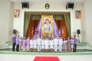 อธิการบดี มรภ.เทพสตรี นำคณะผู้บริหาร คณาจารย์ บุคลากร และนักศึกษา ร่วมพิธีถวายพระพรชัยมงคล เนื่องในโอกาสวันเฉลิมพระชนมพรรษา สมเด็จพระนางเจ้าฯ พระบรมราชินี