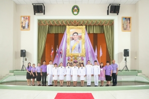 อธิการบดี มรภ.เทพสตรี นำคณะผู้บริหาร คณาจารย์ บุคลากร และนักศึกษา ร่วมพิธีถวายพระพรชัยมงคล เนื่องในโอกาสวันเฉลิมพระชนมพรรษา สมเด็จพระนางเจ้าฯ พระบรมราชินี