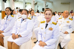 มรภ.เทพสตรี ร่วมพิธีวันเฉลิมพระชนมพรรษาสมเด็จพระนางเจ้าฯ พระบรมราชินี