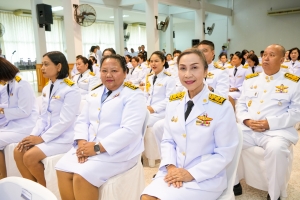 มรภ.เทพสตรี ร่วมพิธีวันเฉลิมพระชนมพรรษาสมเด็จพระนางเจ้าฯ พระบรมราชินี
