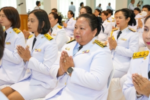 มรภ.เทพสตรี ร่วมพิธีวันเฉลิมพระชนมพรรษาสมเด็จพระนางเจ้าฯ พระบรมราชินี