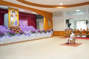 มรภ.เทพสตรี ร่วมพิธีวันเฉลิมพระชนมพรรษาสมเด็จพระนางเจ้าฯ พระบรมราชินี