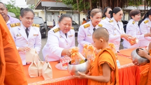 มรภ.เทพสตรี ร่วมพิธีวันเฉลิมพระชนมพรรษาสมเด็จพระนางเจ้าฯ พระบรมราชินี