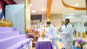มรภ.เทพสตรี ร่วมพิธีวันเฉลิมพระชนมพรรษาสมเด็จพระนางเจ้าฯ พระบรมราชินี