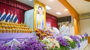 มรภ.เทพสตรี ร่วมพิธีวันเฉลิมพระชนมพรรษาสมเด็จพระนางเจ้าฯ พระบรมราชินี
