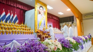 มรภ.เทพสตรี ร่วมพิธีวันเฉลิมพระชนมพรรษาสมเด็จพระนางเจ้าฯ พระบรมราชินี