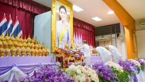 มรภ.เทพสตรี ร่วมพิธีวันเฉลิมพระชนมพรรษาสมเด็จพระนางเจ้าฯ พระบรมราชินี