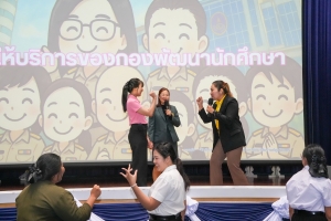 อธิการบดี มรภ.เทพสตรี นำทีมผู้บริหาร คณาจารย์ บุคลากร และนักศึกษา ร่วมต้อนรับนักศึกษาใหม่ในพิธีปฐมนิเทศนักศึกษาภาคปกติ ประจำปีการศึกษา 2568