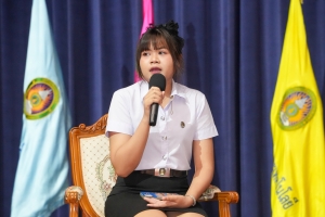 อธิการบดี มรภ.เทพสตรี นำทีมผู้บริหาร คณาจารย์ บุคลากร และนักศึกษา ร่วมต้อนรับนักศึกษาใหม่ในพิธีปฐมนิเทศนักศึกษาภาคปกติ ประจำปีการศึกษา 2568