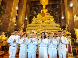 มรภ.เทพสตรี ร่วมพิธีเปิดโครงการจัดสร้างอนุสรณ์สถาน สมเด็จพระพี่นางสุพรรณกัลยา