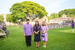 มรภ.เทพสตรี ร่วมกิจกรรมเทิดทูนสถาบัน สร้างสรรค์วิถีไทย ร่วมใจเข้าวังฟังธรรม ครั้งที่ 3 เนื่องในโอกาสวันเฉลิมพระชนมพรรษา สมเด็จพระนางเจ้าฯ พระบรมราชินี
