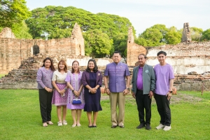 มรภ.เทพสตรี ร่วมกิจกรรมเทิดทูนสถาบัน สร้างสรรค์วิถีไทย ร่วมใจเข้าวังฟังธรรม ครั้งที่ 3 เนื่องในโอกาสวันเฉลิมพระชนมพรรษา สมเด็จพระนางเจ้าฯ พระบรมราชินี