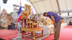 มรภ.เทพสตรี ร่วมกิจกรรมเทิดทูนสถาบัน สร้างสรรค์วิถีไทย ร่วมใจเข้าวังฟังธรรม ครั้งที่ 3 เนื่องในโอกาสวันเฉลิมพระชนมพรรษา สมเด็จพระนางเจ้าฯ พระบรมราชินี