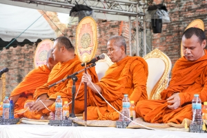 มรภ.เทพสตรี ร่วมกิจกรรมเทิดทูนสถาบัน สร้างสรรค์วิถีไทย ร่วมใจเข้าวังฟังธรรม ครั้งที่ 3 เนื่องในโอกาสวันเฉลิมพระชนมพรรษา สมเด็จพระนางเจ้าฯ พระบรมราชินี