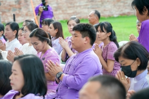 มรภ.เทพสตรี ร่วมกิจกรรมเทิดทูนสถาบัน สร้างสรรค์วิถีไทย ร่วมใจเข้าวังฟังธรรม ครั้งที่ 3 เนื่องในโอกาสวันเฉลิมพระชนมพรรษา สมเด็จพระนางเจ้าฯ พระบรมราชินี