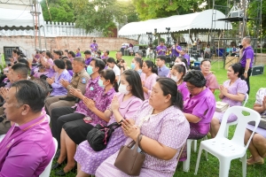 มรภ.เทพสตรี ร่วมกิจกรรมเทิดทูนสถาบัน สร้างสรรค์วิถีไทย ร่วมใจเข้าวังฟังธรรม ครั้งที่ 3 เนื่องในโอกาสวันเฉลิมพระชนมพรรษา สมเด็จพระนางเจ้าฯ พระบรมราชินี
