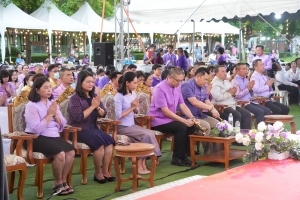 มรภ.เทพสตรี ร่วมกิจกรรมเทิดทูนสถาบัน สร้างสรรค์วิถีไทย ร่วมใจเข้าวังฟังธรรม ครั้งที่ 3 เนื่องในโอกาสวันเฉลิมพระชนมพรรษา สมเด็จพระนางเจ้าฯ พระบรมราชินี