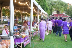 มรภ.เทพสตรี ร่วมกิจกรรมเทิดทูนสถาบัน สร้างสรรค์วิถีไทย ร่วมใจเข้าวังฟังธรรม ครั้งที่ 3 เนื่องในโอกาสวันเฉลิมพระชนมพรรษา สมเด็จพระนางเจ้าฯ พระบรมราชินี