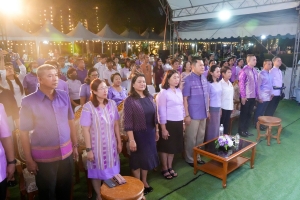 มรภ.เทพสตรี ร่วมกิจกรรมเทิดทูนสถาบัน สร้างสรรค์วิถีไทย ร่วมใจเข้าวังฟังธรรม ครั้งที่ 3 เนื่องในโอกาสวันเฉลิมพระชนมพรรษา สมเด็จพระนางเจ้าฯ พระบรมราชินี