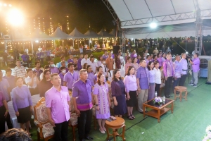มรภ.เทพสตรี ร่วมกิจกรรมเทิดทูนสถาบัน สร้างสรรค์วิถีไทย ร่วมใจเข้าวังฟังธรรม ครั้งที่ 3 เนื่องในโอกาสวันเฉลิมพระชนมพรรษา สมเด็จพระนางเจ้าฯ พระบรมราชินี