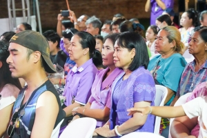 มรภ.เทพสตรี ร่วมกิจกรรมเทิดทูนสถาบัน สร้างสรรค์วิถีไทย ร่วมใจเข้าวังฟังธรรม ครั้งที่ 3 เนื่องในโอกาสวันเฉลิมพระชนมพรรษา สมเด็จพระนางเจ้าฯ พระบรมราชินี