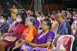 มรภ.เทพสตรี ร่วมกิจกรรมเทิดทูนสถาบัน สร้างสรรค์วิถีไทย ร่วมใจเข้าวังฟังธรรม ครั้งที่ 3 เนื่องในโอกาสวันเฉลิมพระชนมพรรษา สมเด็จพระนางเจ้าฯ พระบรมราชินี