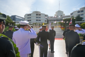 มรภ.เทพสตรี ร่วมพิธีวางพวงมาลาถวายราชสักการะวันคล้ายวันสวรรคต พระบาทสมเด็จพระปรเมนทรมหาอานันทมหิดล พระอัฐมรามาธิบดินทร
