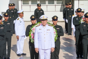 มรภ.เทพสตรี ร่วมพิธีวางพวงมาลาถวายราชสักการะวันคล้ายวันสวรรคต พระบาทสมเด็จพระปรเมนทรมหาอานันทมหิดล พระอัฐมรามาธิบดินทร