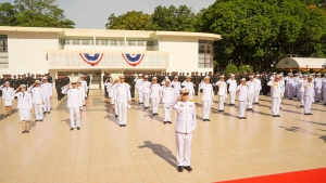 มรภ.เทพสตรี ร่วมพิธีวางพวงมาลาถวายราชสักการะวันคล้ายวันสวรรคต พระบาทสมเด็จพระปรเมนทรมหาอานันทมหิดล พระอัฐมรามาธิบดินทร
