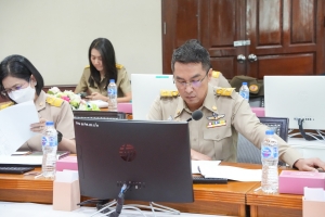 การประชุม คกก.ติดตามเร่งรัดผลการดำเนินงานตามตัวชี้วัดของแผนปฏิบัติราชการ ประจำปีงบประมาณ พ.ศ. 2568 ครั้งที่ 5/68