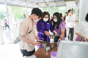 คณะวิทยาการจัดการ เป็นผู้แทน มรภ.เทพสตรี ร่วมโครงการ ผู้ว่าฯ พาแต่งไทย หิ้วปิ่นโตทำบุญ เกื้อกูลพระพุทธศาสนา รักษาสิ่งแวดล้อม จ.ลพบุรี ครั้งที่ 5