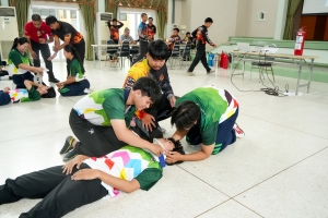 คณะวิทยาศาสตร์ฯ จัดอบรมฝึกซ้อมแผนป้องกันและระงับอัคคีภัย