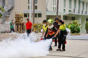 คณะวิทยาศาสตร์ฯ จัดอบรมฝึกซ้อมแผนป้องกันและระงับอัคคีภัย