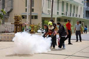 คณะวิทยาศาสตร์ฯ จัดอบรมฝึกซ้อมแผนป้องกันและระงับอัคคีภัย