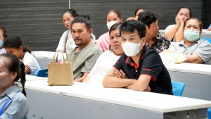 กองพัฒนานักศึกษาจัดประชุมชี้แจงขั้นตอนการลงนามในแบบยืนยันการกู้ยืมฯ ภาคการศึกษาที่ 1 ประจำปีการศึกษา 2568 สำหรับนักศึกษาชั้นปีที่ 2 - 4 กลุ่มผู้กู้ต่อเนื่อง