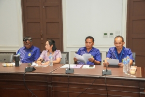 มรภ.เทพสตรี จัดประชุมบุคลากรฝ่ายยานพาหนะ